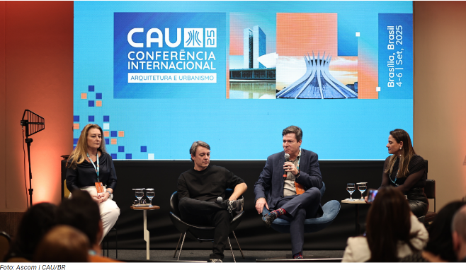 Built by Brazil compõe painel “Do Brasil para o Mundo” na Conferência Internacional do CAU-BR 2025